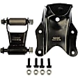 722-100 Leaf Spring Shackles and Hangers - Steel, Direct Fit, Kit