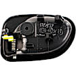 723MX Front Or Rear, Passenger Side Black Interior Door Handle, Without Door Lock Hole, Help Series