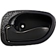 724MX Front Or Rear, Driver Side Black Interior Door Handle, Without Door Lock Hole, Help Series