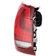 Driver Side, Outer Tail Light, with Bulb, LED, Clear and Red Lens