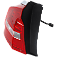 Driver Side Halogen Tail Light, With bulb(s), OE Replacement, CAPA Certified