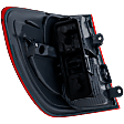 Passenger Side, Outer Tail Light, with Bulb, Halogen, Clear and Red Lens, For Models Without HID/Xenon Headlights, Without Adaptive Headlights, Without Adaptive LED Headlights