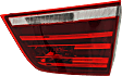 2011-2017 BMW X3 - Passenger Side, Inner Tail Light, with Bulb, Halogen, Clear and Red Lens