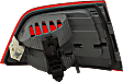 2011-2017 BMW X3 - Passenger Side, Inner Tail Light, with Bulb, Halogen, Clear and Red Lens