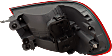 Passenger Side, Outer Tail Light, with Bulb, Halogen, Red Lens