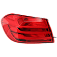Driver Side, Outer Tail Light, with Bulb, Halogen, Red Lens