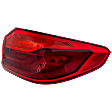 2018 BMW 540i Base - Passenger Side, Outer LED Tail Light, With bulb(s), Mounts on Body, OE Replacement