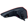 2018 BMW 540i Base - Passenger Side, Outer LED Tail Light, With bulb(s), Mounts on Body, OE Replacement