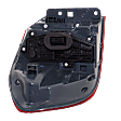 Passenger Side Tail Light, with Bulb, Halogen/LED Combo, Red Lens