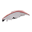 Passenger Side Tail Light, with Bulb, Halogen, Clear and Red Lens