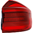 Passenger Side, Outer LED Tail Light, With bulb(s), OE Replacement