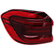 Driver Side, Outer LED Tail Light, With bulb(s), OE Replacement, CAPA Certified