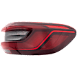 Passenger Side, Outer Tail Light, with Bulb, LED, Mounts On Body, Type 1, CAPA CERTIFIED