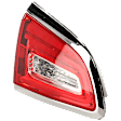 Driver Side, Inner Tail Light, with Bulb, Halogen, Mounts On Liftgate