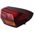 Passenger Side, Outer Tail Light, with Bulb, Halogen, Mounts On Body, CAPA CERTIFIED