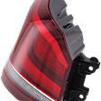 Driver Side, Outer LED Tail Light, With bulb(s), OE Replacement