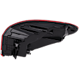 Driver Side, Outer LED Tail Light, With bulb(s), OE Replacement