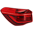 Driver Side, Outer Halogen Tail Light, With bulb(s), OE Replacement, CAPA Certified