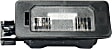 Rear, Driver or Passenger Side License Plate Light