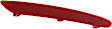 Rear, Passenger Side Bumper Reflector