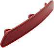Rear, Passenger Side Bumper Reflector