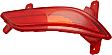 Rear, Passenger Side Bumper Reflector, CAPA Certified