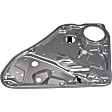 740-053 Sedan Rear, Passenger Side OE Solutions Series Power Window Regulator, Without Motor
