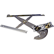 740-068 Front, Driver Side OE Solutions Series Manual Window Regulator, Without Motor