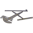 740-068 Front, Driver Side OE Solutions Series Manual Window Regulator, Without Motor