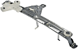 740-153 Rear, Passenger Side OE Solutions Series Power Window Regulator, Without Motor