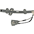 740-198 Front, Driver Side OE Solutions Series Manual Window Regulator, Without Motor