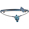 740-205 Rear, Driver Side OE Solutions Series Manual Window Regulator, Without Motor