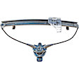 740-209 Sedan Front, Driver Side OE Solutions Series Manual Window Regulator, Without Motor