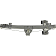 740-386 Extended Cab Pickup Rear, Driver Side OE Solutions Series Manual Window Regulator, Hand-Crank Type