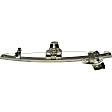 740-386 Extended Cab Pickup Rear, Driver Side OE Solutions Series Manual Window Regulator, Hand-Crank Type