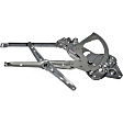 740-411 Front, Passenger Side OE Solutions Series Power Window Regulator, Without Motor