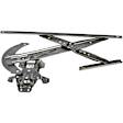 740-490 Coupe Front, Driver Side OE Solutions Series Power Window Regulator, Without Motor