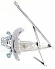 740-490 Coupe Front, Driver Side OE Solutions Series Power Window Regulator, Without Motor