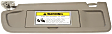 74049 Driver Side Sun Visor, Sold Individually, Help Series