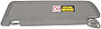 74050 Passenger Side Sun Visor, Sold Individually, Help Series