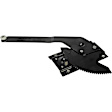 740-5104 Front, Driver Side HD Solutions Series Manual Window Regulator, Without Motor