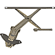 740-514 Front, Passenger Side OE Solutions Series Manual Window Regulator, Without Motor