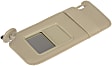 74056 Sun Visor, Beige, Polymer, Direct Fit, Sold Individually, Help Series