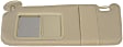 74056 Sun Visor, Beige, Polymer, Direct Fit, Sold Individually, Help Series