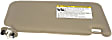 74056 Sun Visor, Beige, Polymer, Direct Fit, Sold Individually, Help Series