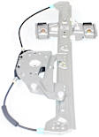 2002 Cadillac DeVille - Rear, Passenger Side Power Window Regulator, Without Motor, OE Solutions Series