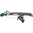 740-584 Rear, Driver Side OE Solutions Series Power Window Regulator, Without Motor