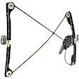 740-589 Front, Passenger Side OE Solutions Series Power Window Regulator, Without Motor