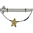 740-612 Front, Driver Side OE Solutions Series Manual Window Regulator, Without Motor