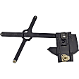 740-650 Front, Passenger Side OE Solutions Series Manual Window Regulator, Hand-Crank Type